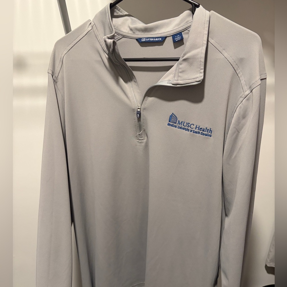 MUSC Gray Quarter-Zip Pullover
